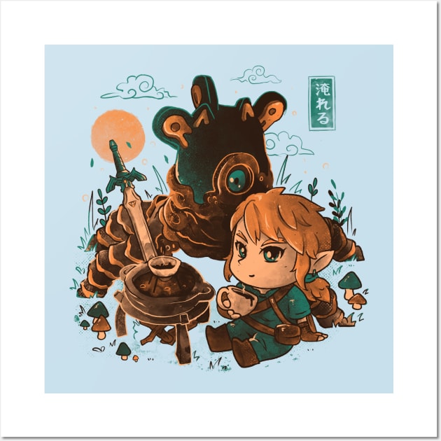 Cozy Time - Cute Game Geek Gift Wall Art by eduely